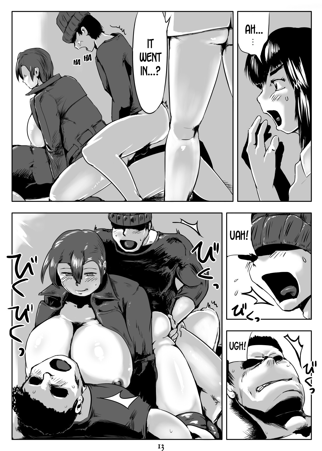 Hentai Manga Comic-Futanari Hunter Shiori 2-Read-14